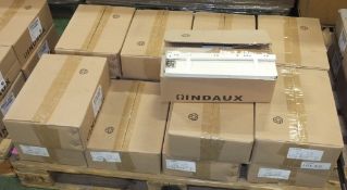 Indaux Conj Supra 86 x 350 Drawer Runner White - 10 per box - 16 boxes