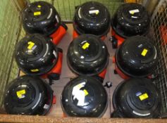 9x Henry Hoovers - 240V - no hoses or accessories