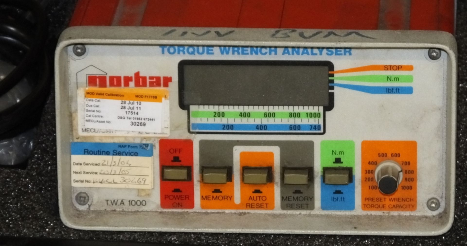 Norbar Torque Wrench tester kit in carry case - Image 3 of 3