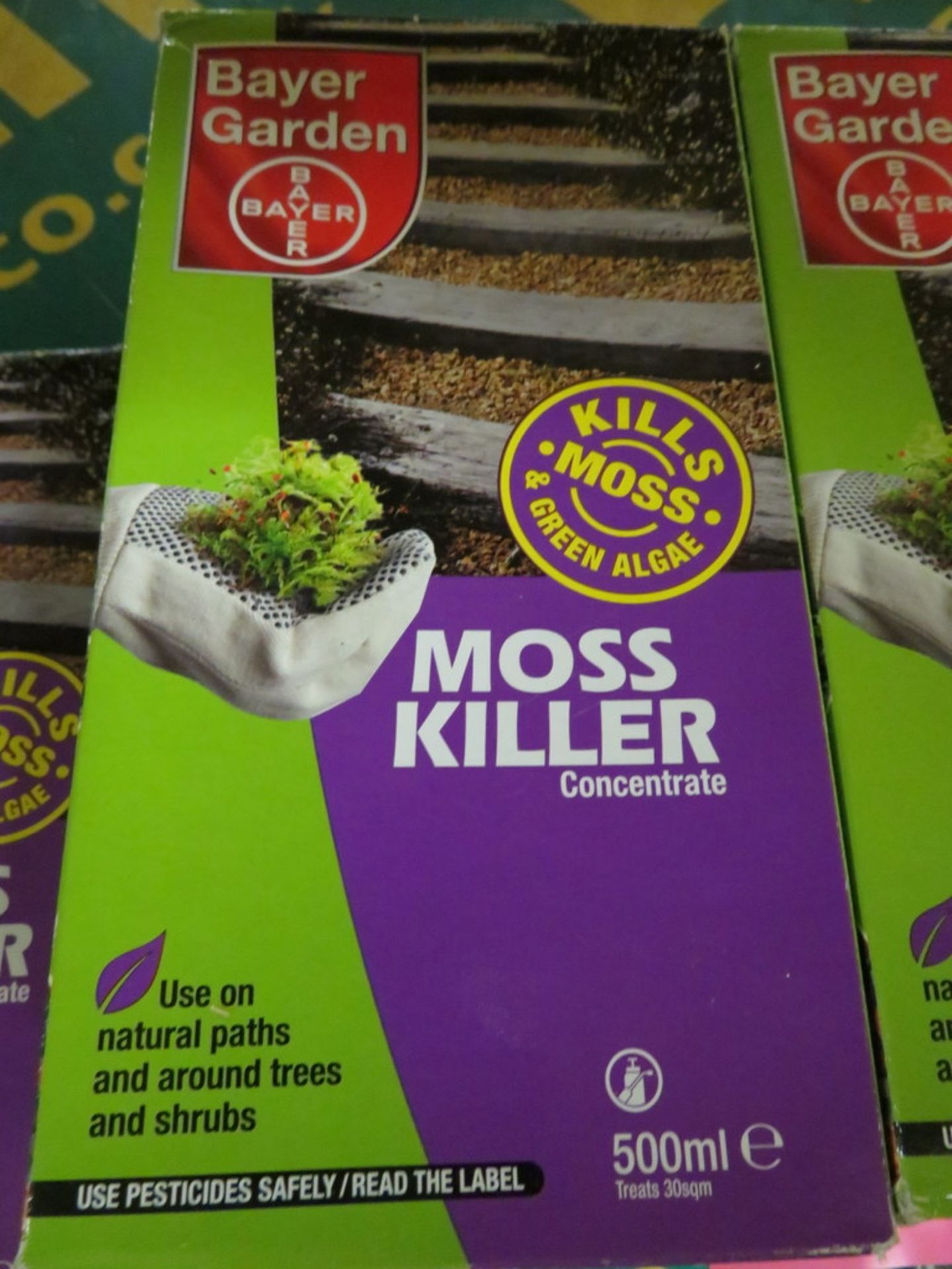 Approx 11 x boxes of Bayer Garden moss killer - Image 2 of 2