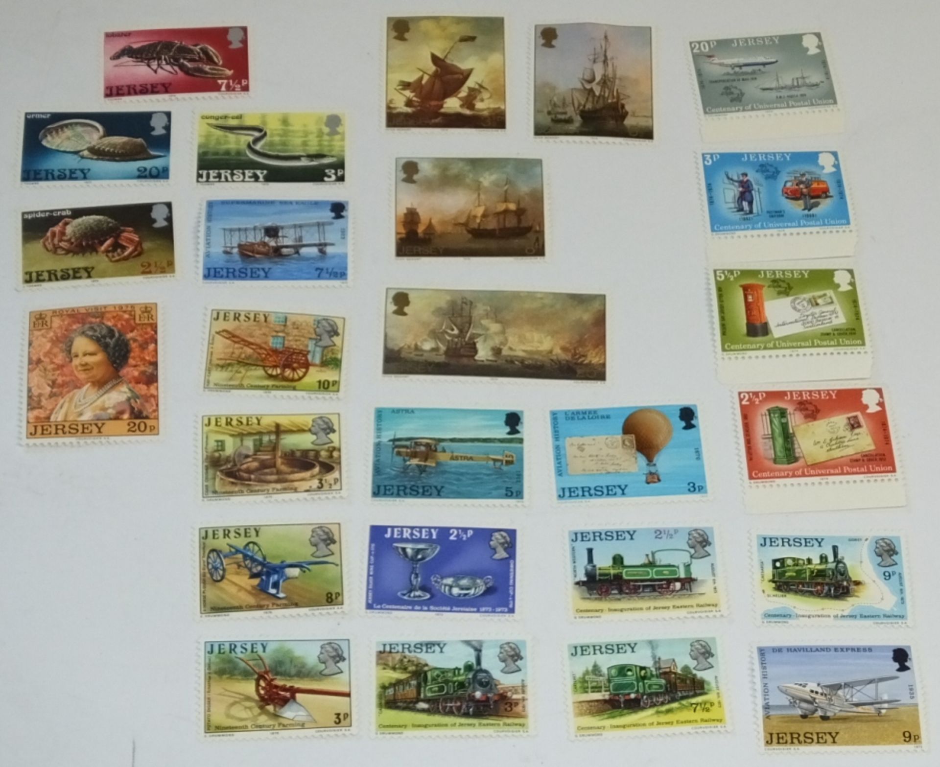 Stamp Card Sets - Jersey, Guernsey, British Gardens, Christmas, British Cars, British RIve - Image 21 of 22
