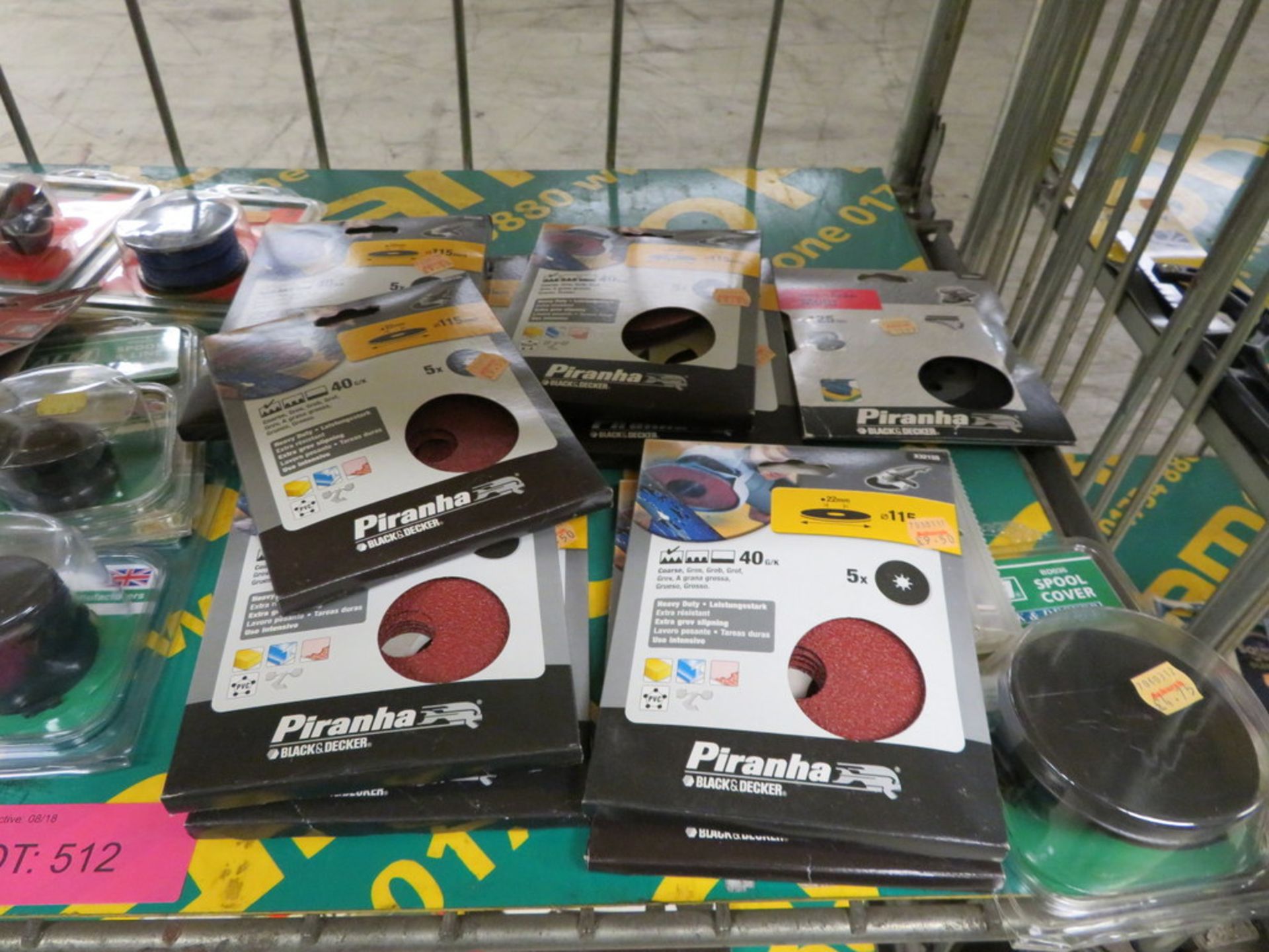 Qty of assorted sanding discs, strimmer spares, etc - Image 3 of 3