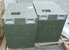 2x Heavy Duty Transit cases