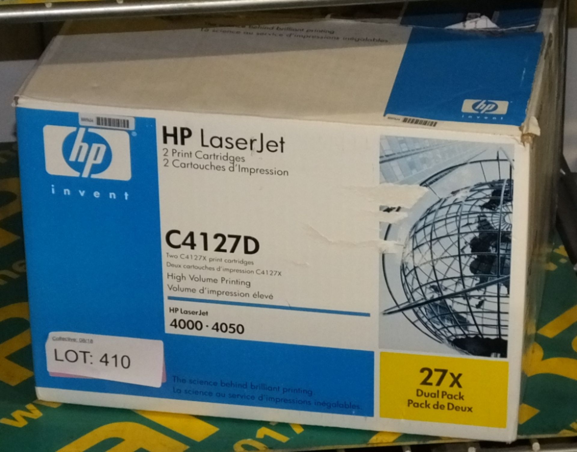 HP Laserjet 2 print cartridges C4127D - 27x Dual Pack