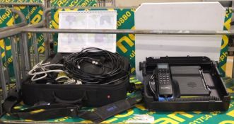 Thrane & Thrane Satelite telephone with cables & Carry bag