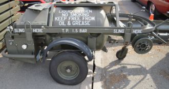 2 Wheel Liquid Oxygen Trailer.