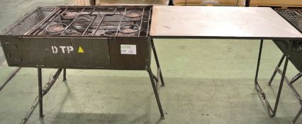 Portable Cooker & Serving Table.