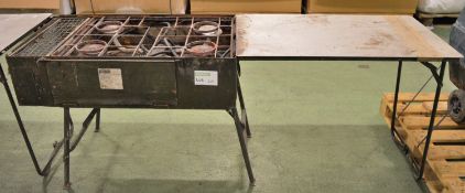 Portable Cooker & Serving Table.