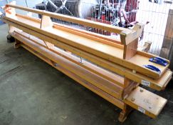 5x Wooden Benches