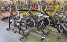 3x X-Ciser Spinning bike Gym