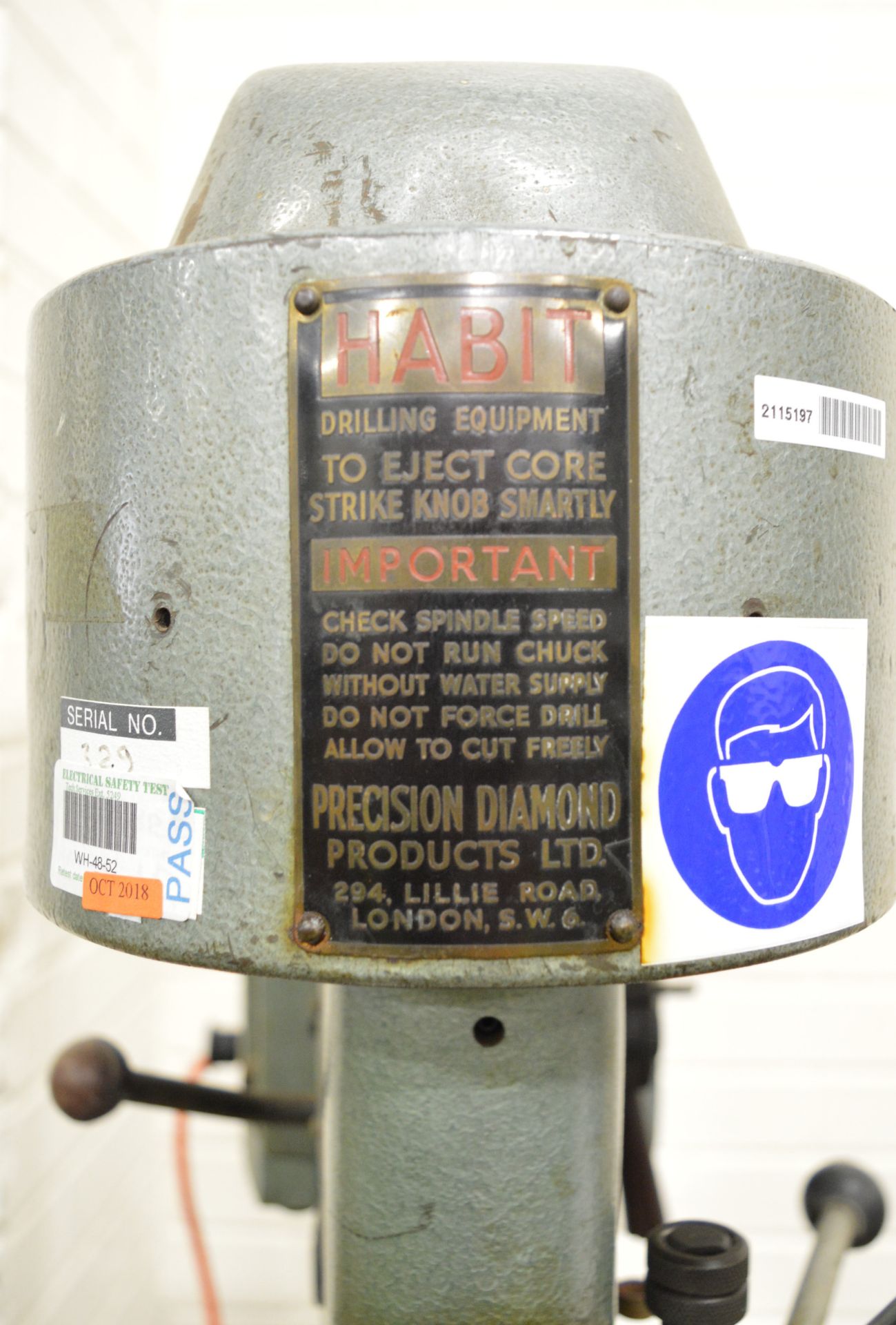 Drill Pillar Diamomd Cutter, Habit. - Image 2 of 3