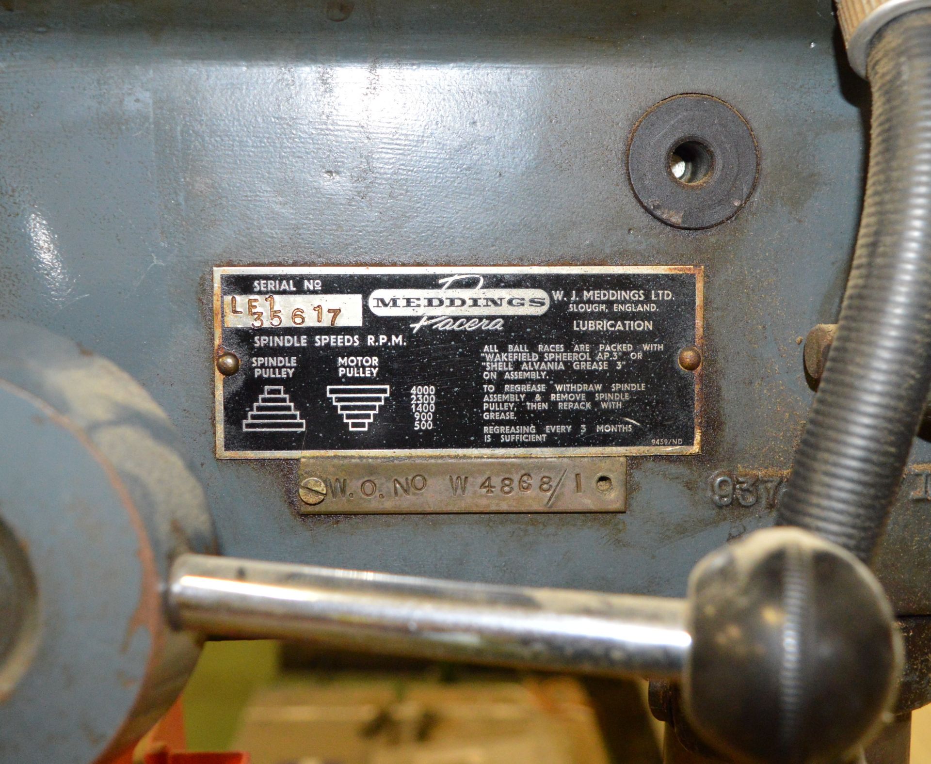 Meddings Pillar Drill - Image 2 of 3