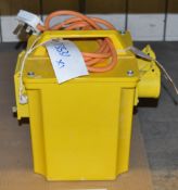 Lewden PTTP1500/RCD-OC/2 110V Transformer.