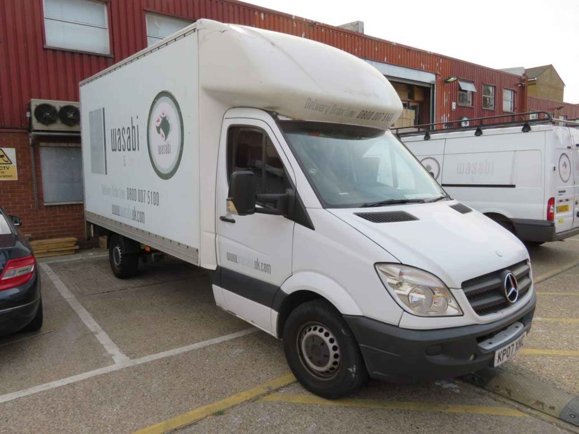 2007 Mercedes Sprinter 311 Luton Van. Fitted with a Slim Jim 500kg taillift - Bild 5 aus 18