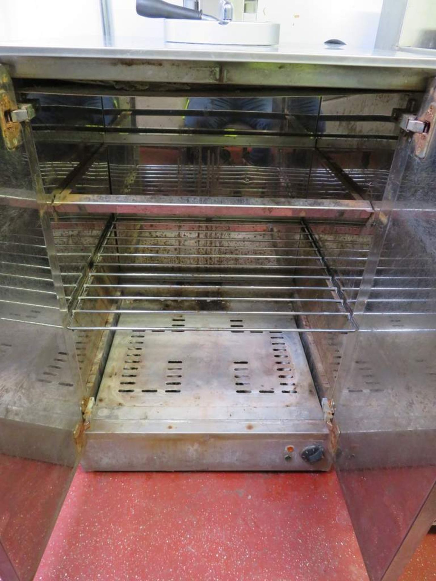 Lincat stainless steel hot cabinet - Bild 2 aus 2