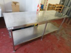 Stainless steel preparation unit