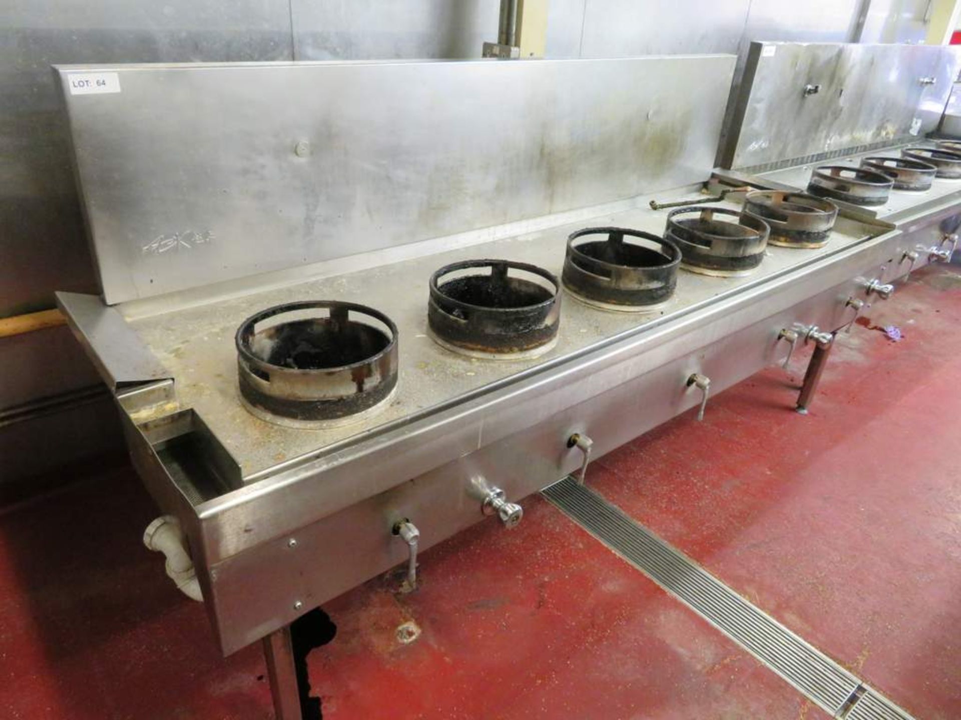 ACK 5 wok natural gas burner