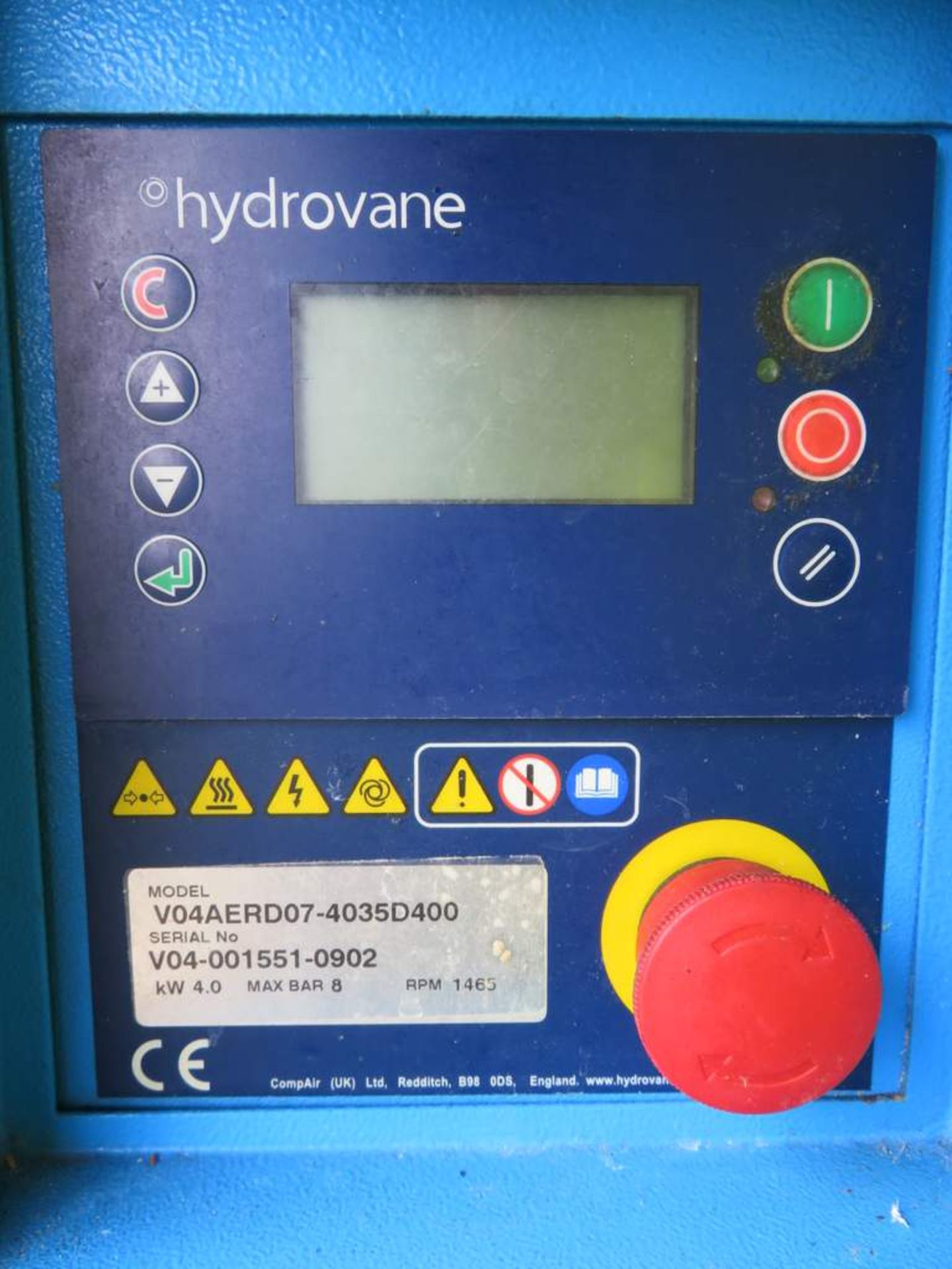 Hydrovane 8 BAR Compressor with Air Dryer - Image 3 of 4