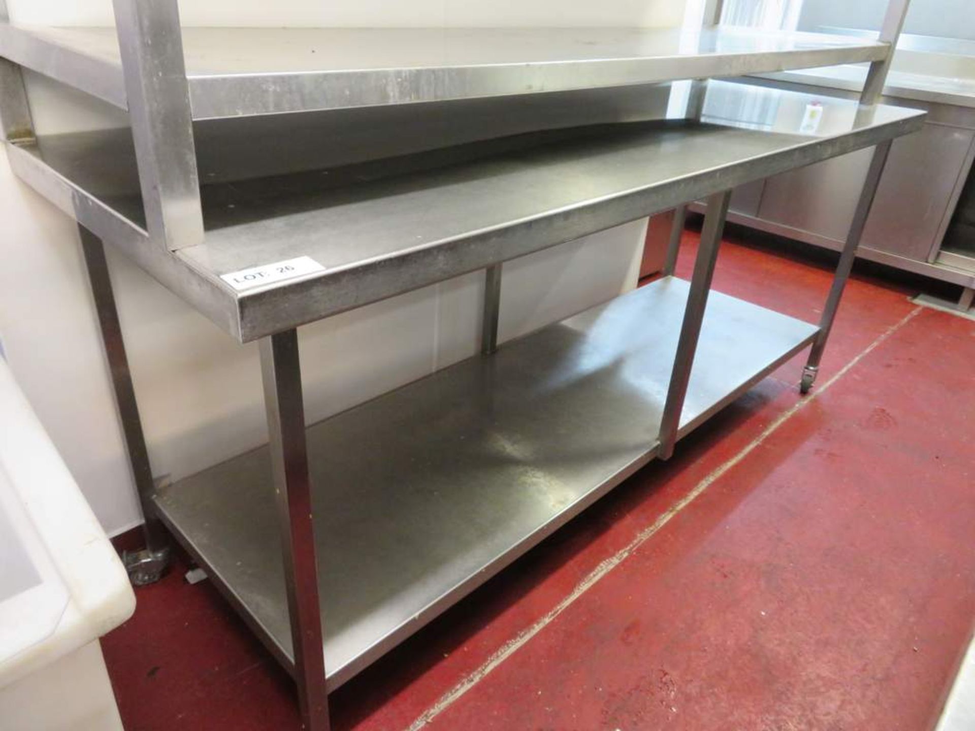 Portable stainless steel preparation unit