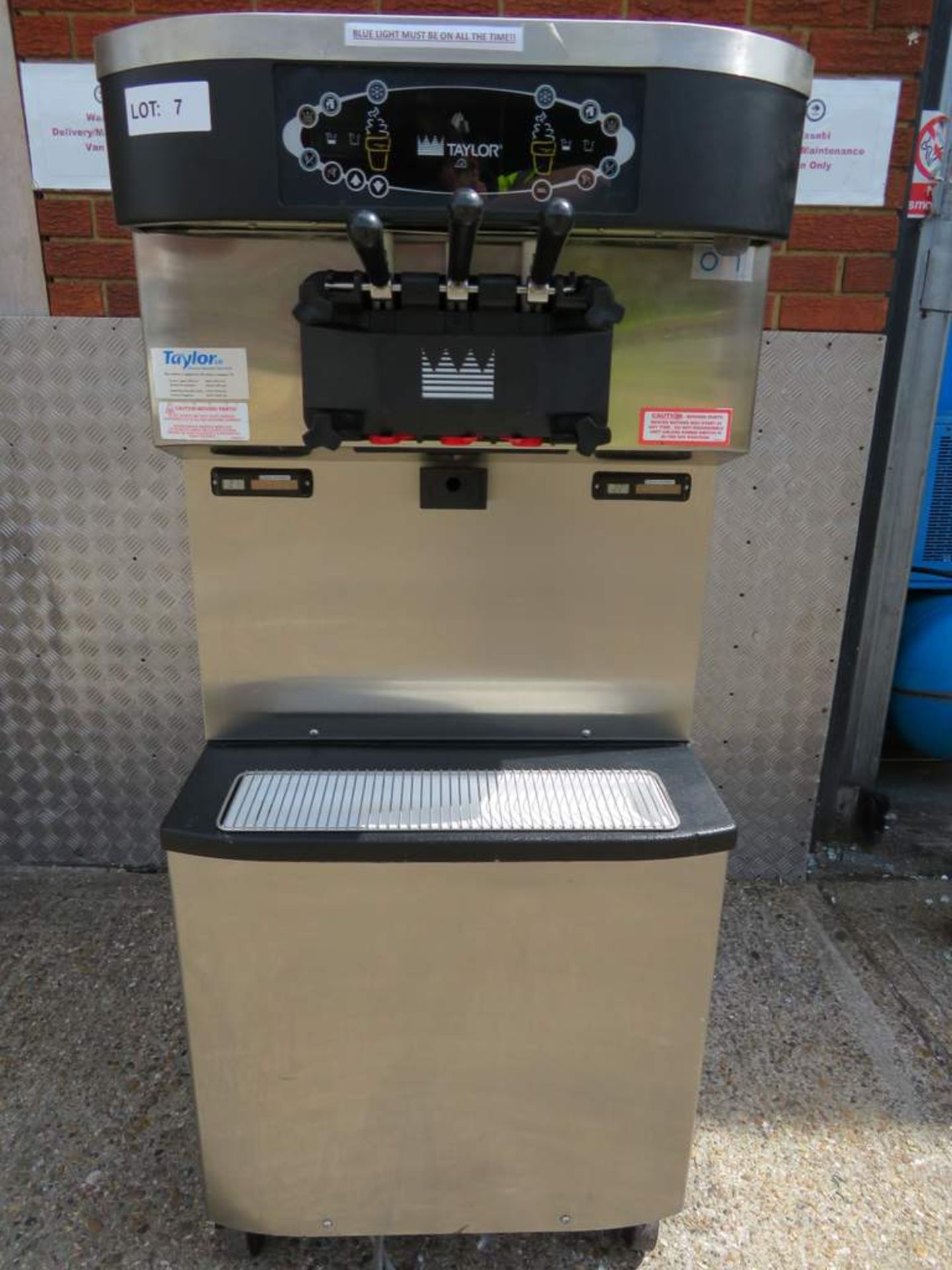 Taylor Crown high capacity soft serve ice cream or frozen yoghurt machine