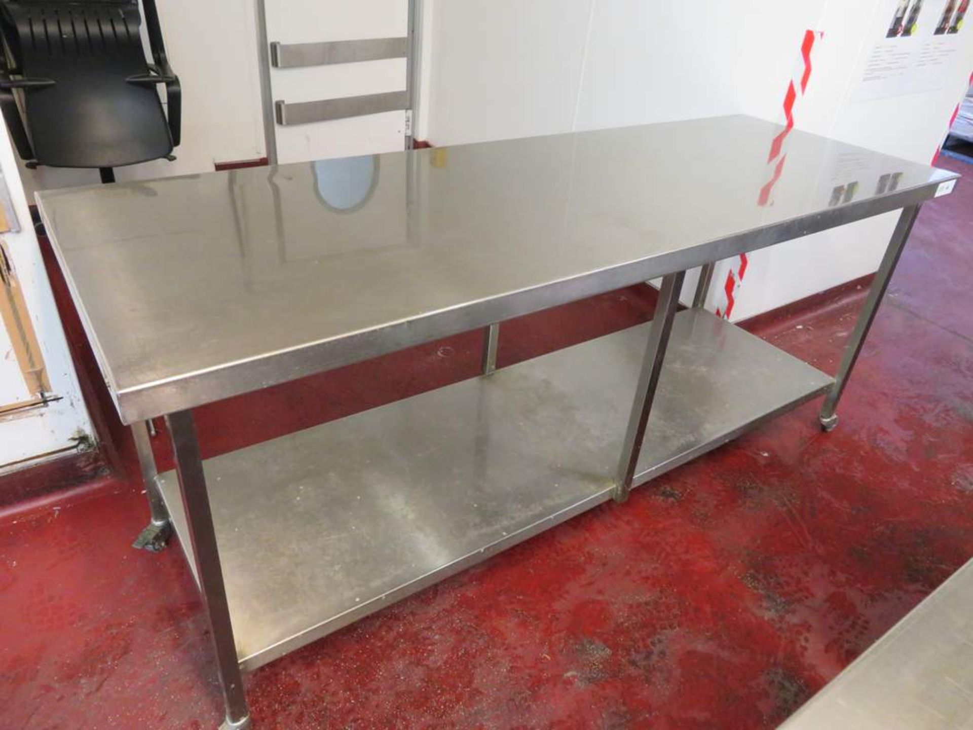 Portable stainless steel preparation unit