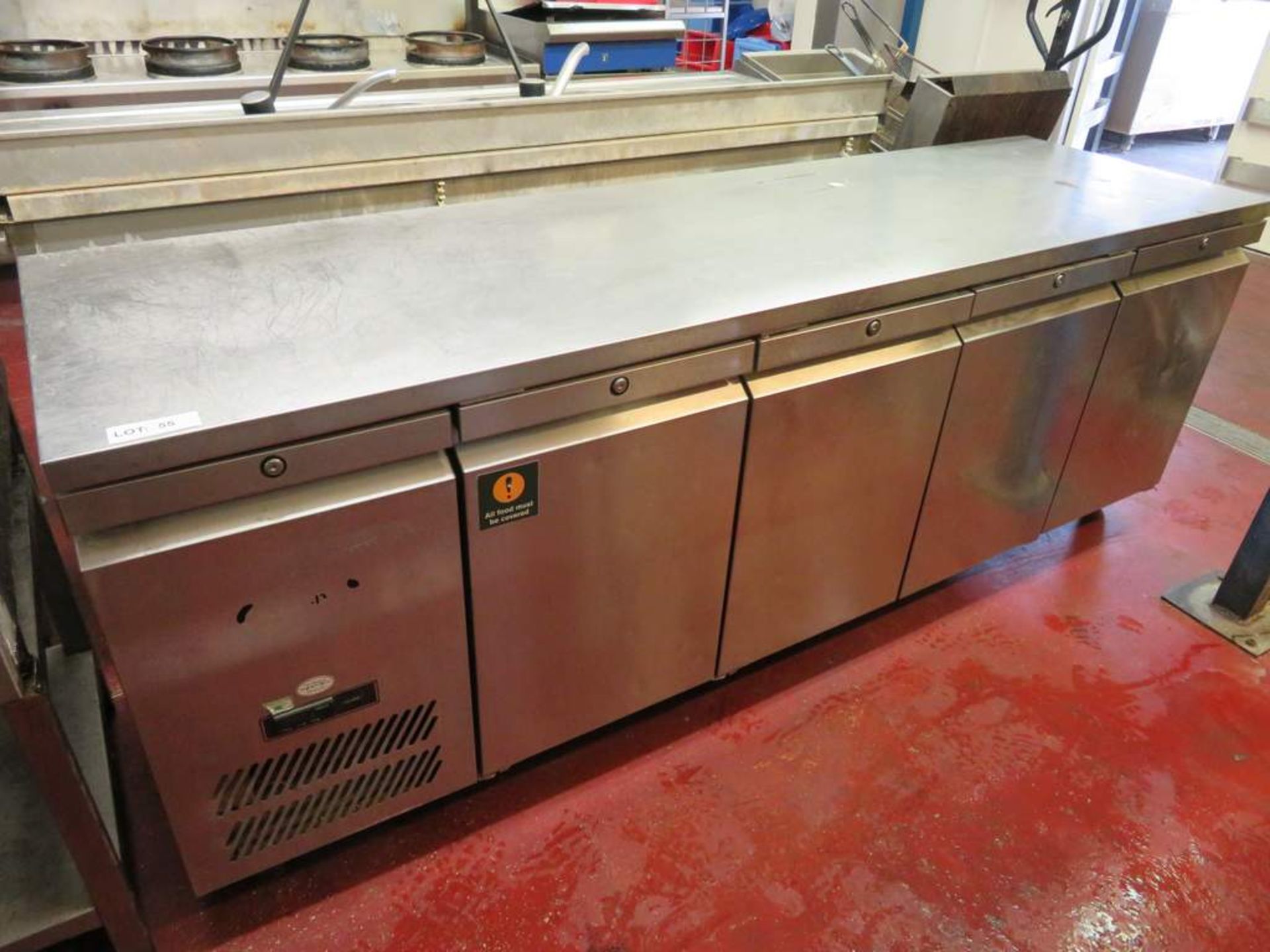 Williams 4 door stainless steel undercounter fridge