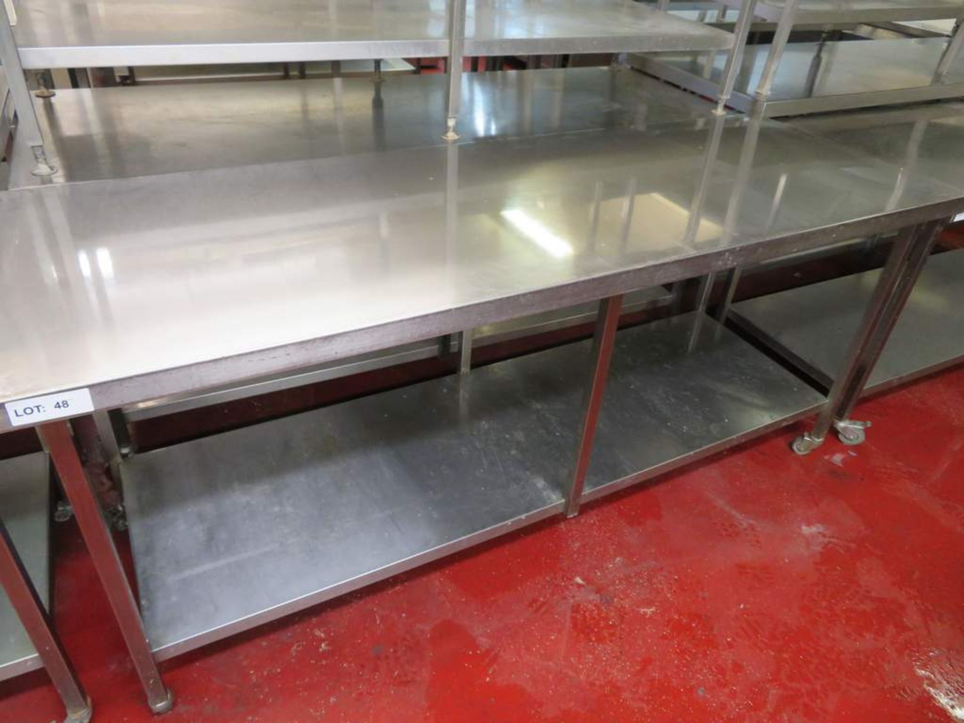 Portable stainless steel preparation unit