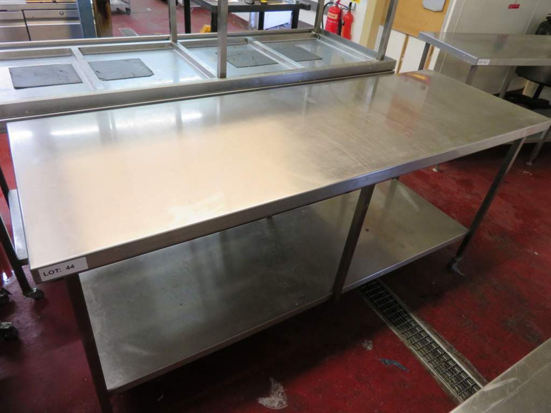 Portable stainless steel preparation unit