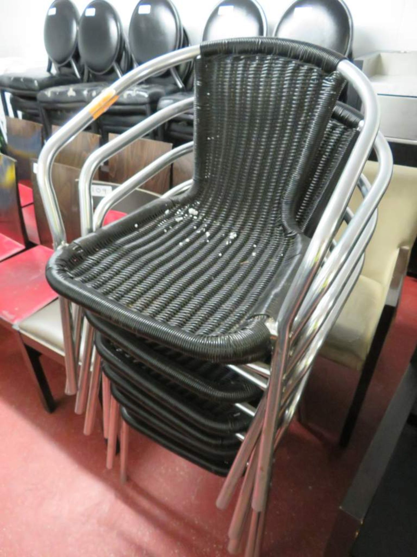 Qty of Various wooden and metal chairs. - Image 3 of 3