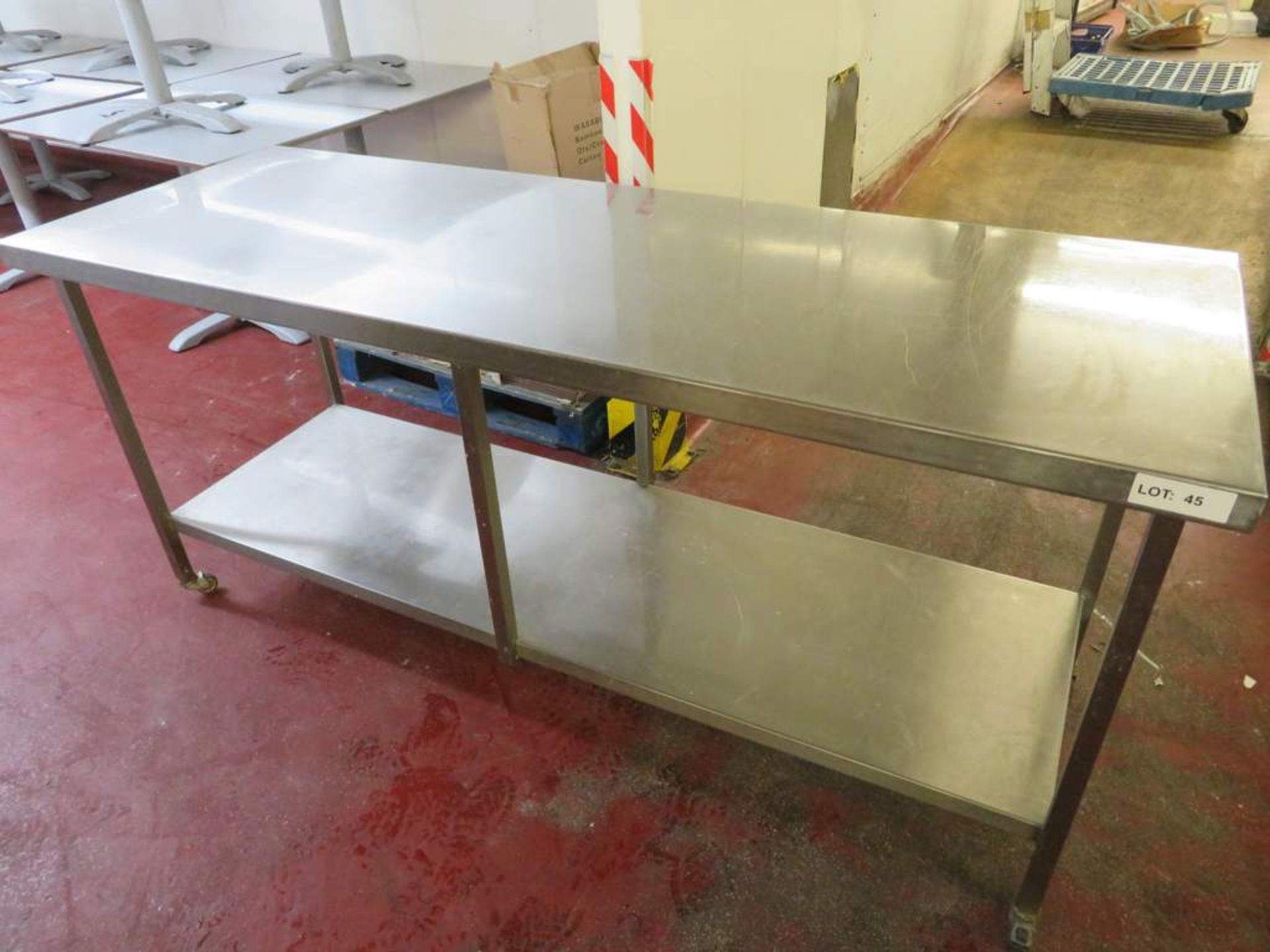 Portable stainless steel preparation unit