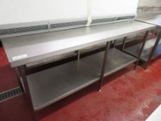 Stainless steel preparation unit