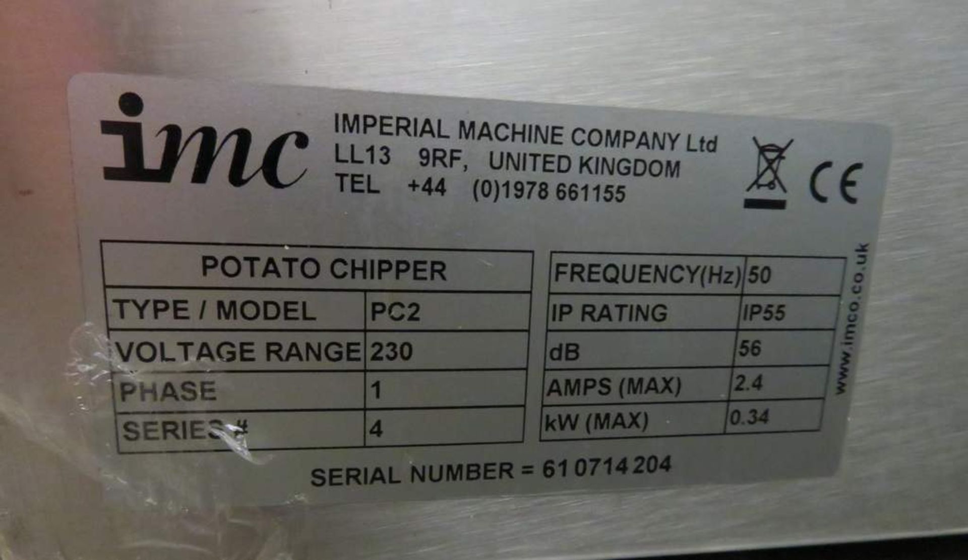 Imc Table Top Potato Chipper Model: PC2 - Image 6 of 6