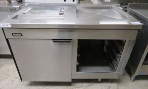Bartlett stainless steel prep cabinet