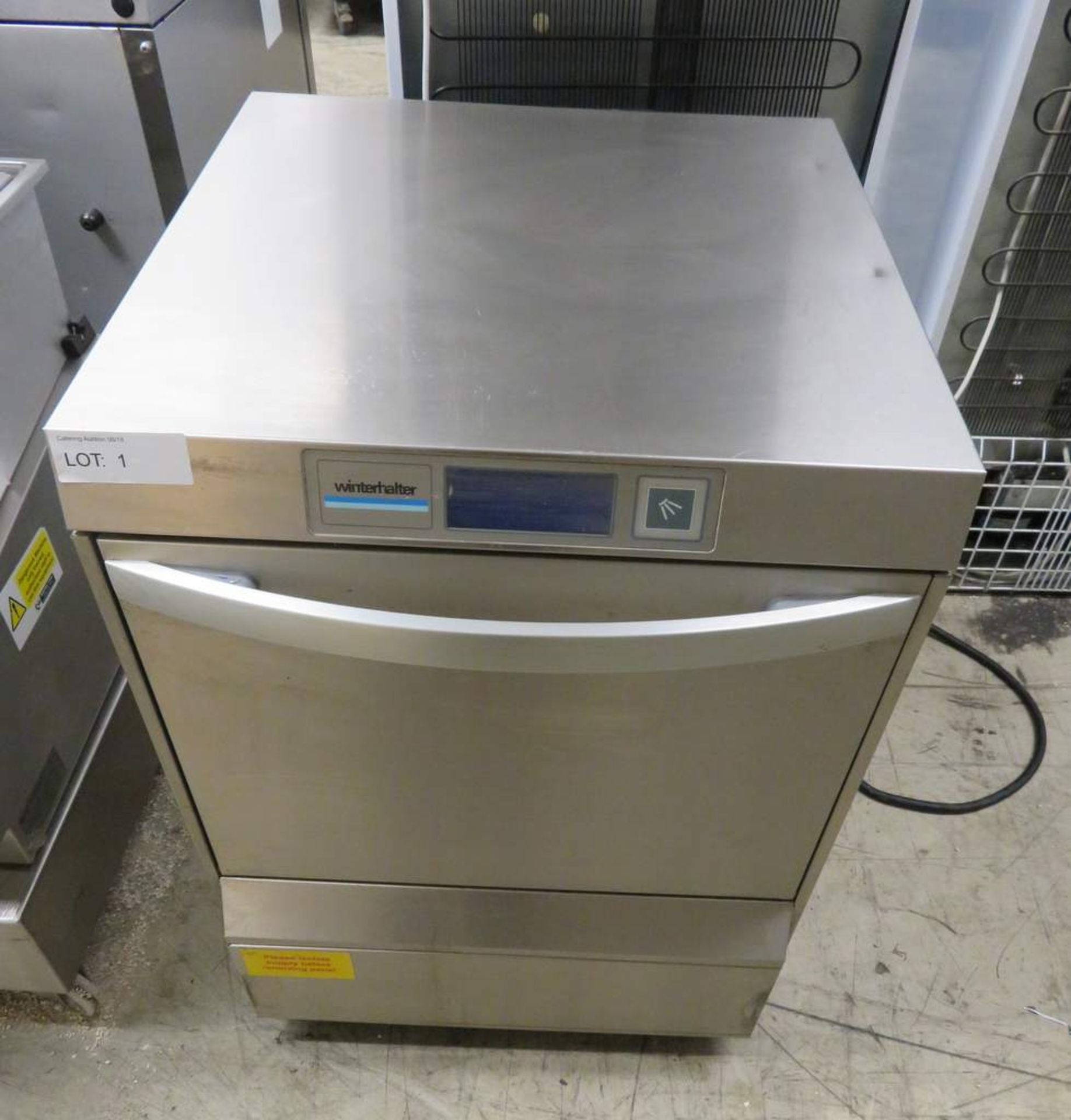 Winterhalter stainless steel undercounter glass washer. Model: UCL. 415v 3 Phase - Image 2 of 8