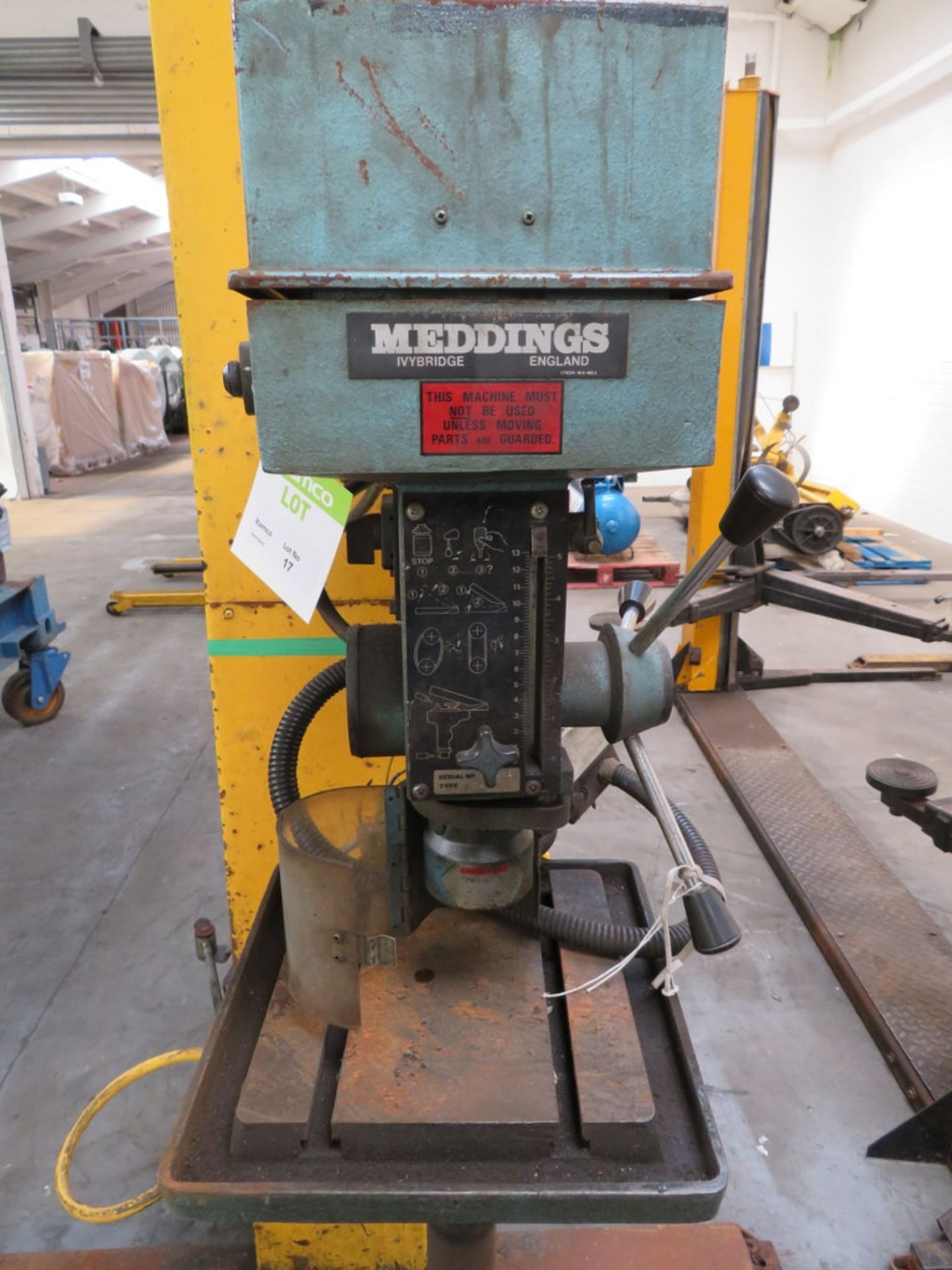 Meddings type MF4 Pillar Drill - Image 3 of 5