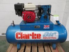 2015 Clarke Air 7 Bar petrol powered Compressor