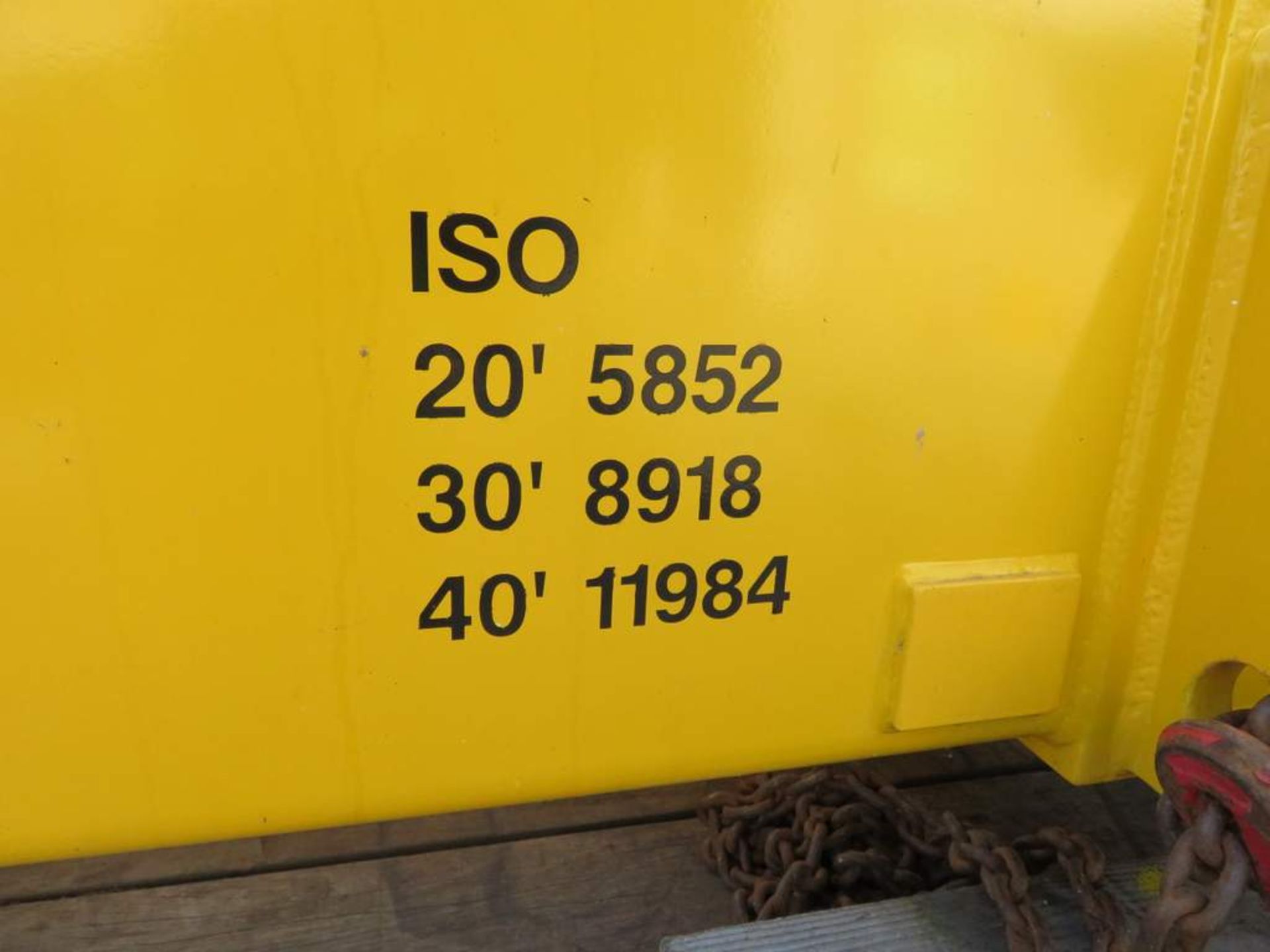 Bromma EH5U, 20'–40' Single Lift Spreader - Serial Number 17530 **NO BUYERS PREMIUM PAYABLE** - Bild 14 aus 17