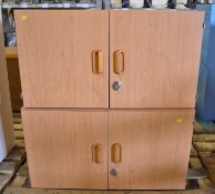 2x Wardrobe Top Boxes 895mm wide.