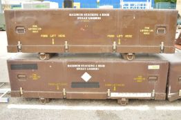 2x Munitions Case 2200 x 600 x 700mm.