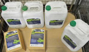 4x Ozzyjuice SW-3i Degreasing Fluid. 2x Ozzyfilter.