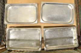 16x Gastronorm Pans.