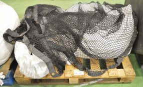 3x Bags Black Netting - Each 50m x 2m.