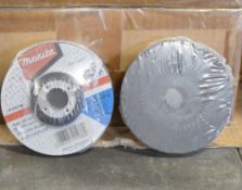 200x Makita Metal Cutting Discs EN 12413 115 x 2.5 x 22mm.