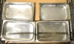 16x Gastronorm Pans.