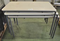 3x Tables 1220 x 680mm.