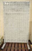 Storage Box Rack - 1.7m high x 1.0m wide.