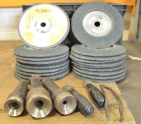 20x DeWalt Sanding Discs 178 x 22mm DT 3273, Rivetting & Knurling Tools.