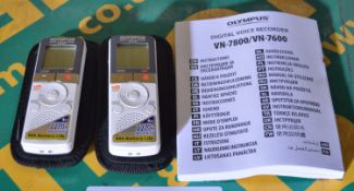 2x Olympus VN-7800 Digital Voice Recorder.