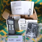 Icom Marine Transceiver IC- M71 - Aerial needs repair.