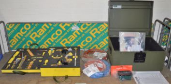 Gas Welding Kit in Steel Box.